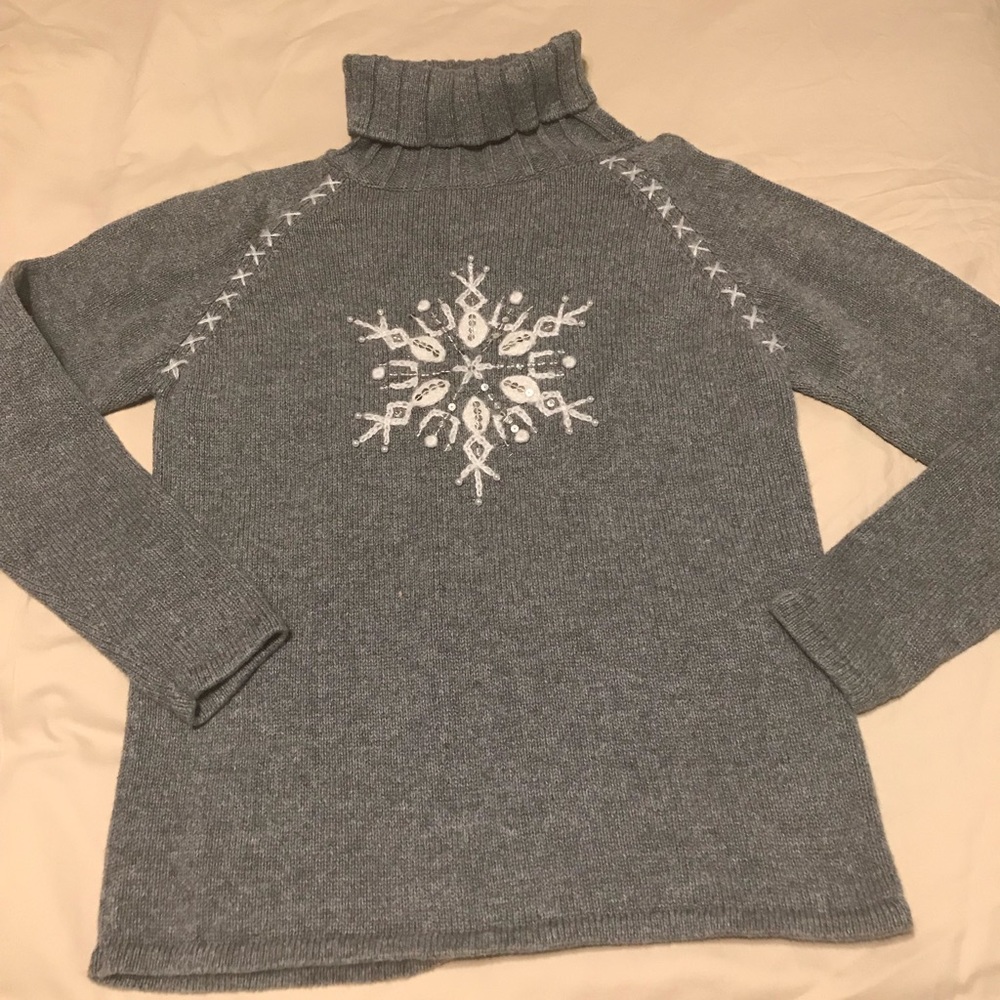 Crystal-Kobe Sz S Snowflake ❄️ Sweater